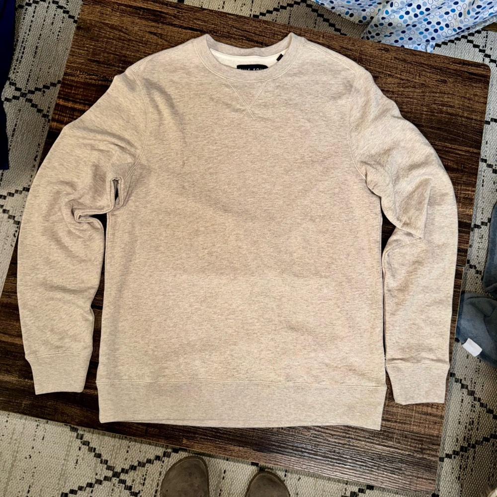 Five Four Crewneck Sweatshirt in Light Tan Heather